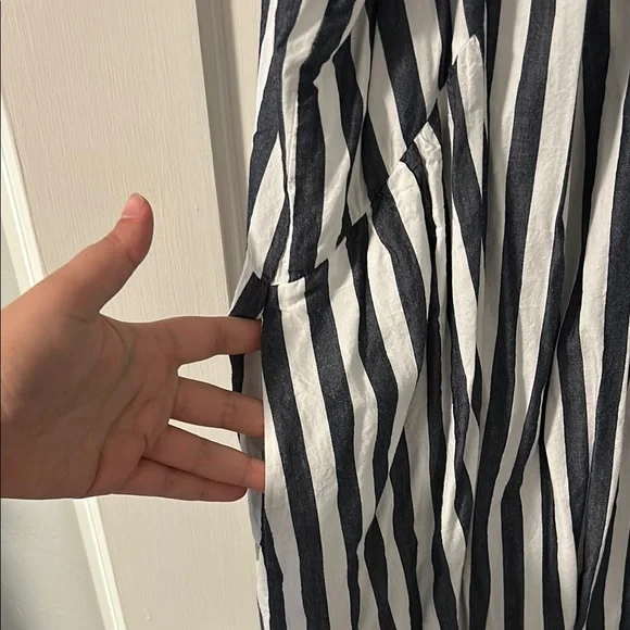 By Anthropologie Bow-Shoulder V-Neck Maxi Dress, 3x - Picture 7 of 8